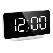 TOO DC-220-W fehér digitális óra ébresztőóra