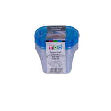  TOO KT-076 3db-os 280ml-es négyzet alakú ételtároló doboz szett papírárú, csomagoló és tárolóeszköz