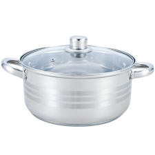 TOO KT-215, 3 L-es, Ezüst, Rozsdamentes acél, Konyhai edény, Fedővel edény
