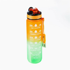 TOO KT-400 1000ml-es színátmenetes motivációs kulacs idézetekkel és időskálával kulacs, kulacstartó