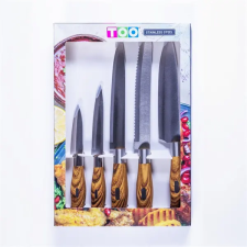 TOO TOO KT-392 fa nyéllel 5 darabos késkészlet konyhai eszköz