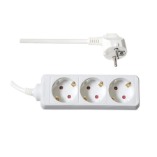 TOO TOO PSW-315 3 aljzat 1.5 méter 3x1.0mm2 fehér elosztó kábel és adapter