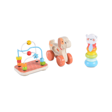 Tooky Toy Aktivity montessori 3in1 fa játékszett készségfejlesztő