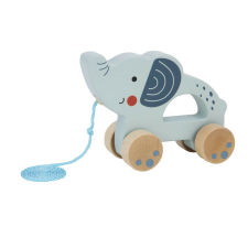TOOKY Toy fa húzható elefánt PASZTEL szín tili toli