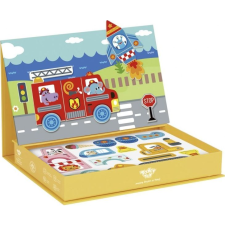 Tooky Toy : Mágneses puzzle - Járművek (TF618) (TF618) puzzle, kirakós