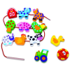 Tooky Toy s TKB510-B Farmállatkás összefűzhető fajáték