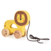  Tooky Toys Húzható fa játék - Sárga - Oroszlán