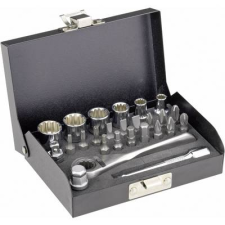 Toolcraft Mini racsnis kulcskészlet 6,3 mm (1/4), 26 részes (820928) dugókulcs