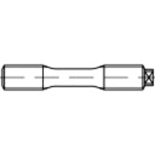 Toolcraft Szegcsavar, M20 130 mm DIN 2510 1 db 137564 (137564) barkácsolás, csiszolás, rögzítés