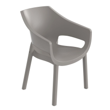  Toomax LUNA műanyag kerti szék – szürke kerti bútor