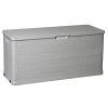 Toomax TOOMAX Woodys Grey 280 literes kerti műanyag tárolódoboz - világosszürke