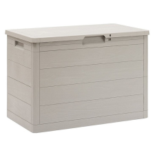  Toomax Woodys grey 160 literes műanyag kerti tárolódoboz - világosszürke bútor