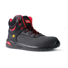 TOP Bakancs S1P ESD SRC kompozit orrmerevítő kevlár talplemez TOP HEXA MID, fekete, 44