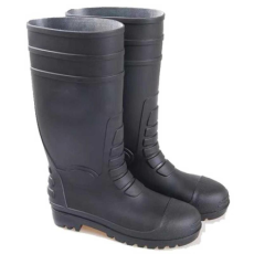 TOP Csizma S5 SRA PVC acél orrmerevítő és talpbélés TOP GOLIAT, fekete, 40