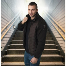 TOP ELITE Dzseki steppelt őszi-tavaszi (100%poliészter) TOP E-Hunter JBR, barna, 5XL