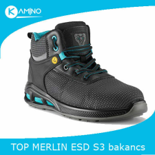 TOP ELITE TOP Merlin S3 ESD bakancs munkavédelmi cipő