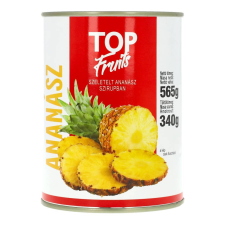 Top Fruits ANANÁSZ SZELETELT 565G konzerv