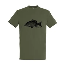 [] TOP kereknyakú póló ponty mintával, 100% pamut, 190gr/m2, 4XL munkaruha