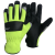 TOP Kesztyű - munkakesztyű - műbőr erősített FLUO 8/M