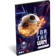  Top League tűzött füzet A/4, 40 lap kockás, Win, focis füzet