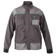TOP Munkakabát (65%poliészter 35%pamut) TOP GREEN JACKET, szürke, 3XL