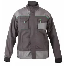 TOP Munkakabát téli (65%poliészter 35%pamut) TOP GREEN WINTER, szürke, 6XL munkaruha