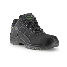 TOP munkavédelmi cipő SRC nubuk bőr felsőrész PU talp TOP BUFFALO LOW O1, fekete, 37