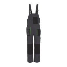 TOP Nadrág kantáros (100%pamut) TOP GREEN 100 BIBPANTS, green, 3XL