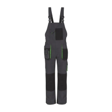TOP Nadrág kantáros (100%pamut) TOP GREEN 100 BIBPANTS, green, XXL munkaruha