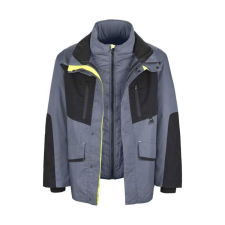 TOP PHOENIX CO2D PRK kabát, black/grey/fluo yellow, L munkaruha