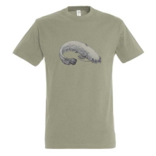 TOP Póló (harcsa mintával) kereknyakú (100%pamut 190gr/m2) TOP, khaki, XL munkaruha