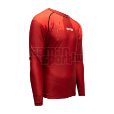 Top Ten Rashguard, Top Ten, Power Ink, Piros szín, XL méret férfi edzőruha