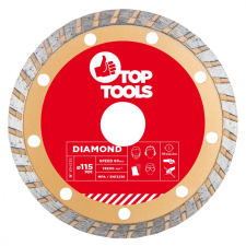 Top Tools gyémánt vágókorong 115mm turbo csiszolókorong és vágókorong