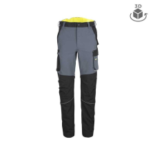 TOP TOP PHOENIX CO2D P derekas nadrág, black/grey/fluo yellow, 5XL munkaruha