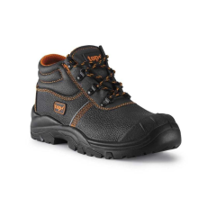 TOP Védőbakancs S3 SRC narancs bélés acél orrmerevítő TOP FORREST-MID, fekete, 49