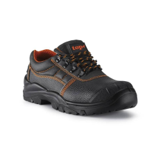 TOP Védőfélcipő S3 SRC narancs bélés acél orrmerevítő TOP FORREST-LOW, fekete, 40 munkavédelmi cipő