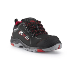 TOP Védőfélcipő S3 SRC orrmerevítővel TOP BROOKLYN LOW, fekete/piros, 47