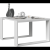 Topeshop Chile Dohányzóasztal - Fehér (MODERN MINI BIEL)