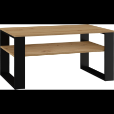 Topeshop WM-Meble Plano Dohányzóasztal - Fekete/Artisan (action_LISTOHDRE0072) bútor