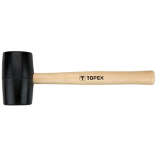 Topex 02A343 gumikalapács, kerek, 340 g kalapács