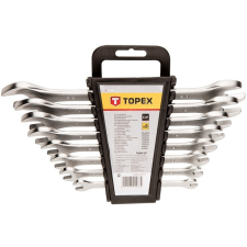 Topex 35D656 villáskulcs készlet, CrV acél, 8 részes villáskulcs