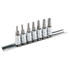 Topex bit készlet torx 7r. 1/4" t10-40 dugókulcs