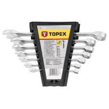 Topex Csillag-villáskulcs készlet 7 db, 6-17mm villáskulcs