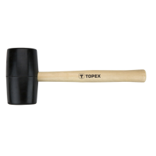Topex Gumikalapács 63mm 680g, keményfa nyél kalapács