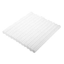 Topex Ragasztópatron, 8x100mm, 12db, átlátszó fehér barkácsgép tartozék