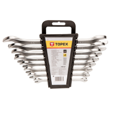 TOPEX VILLÁSKULCS KÉSZLET 6-22mm 8db, CV 35D656 villáskulcs