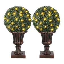  Topiary, előre megvilágított, UV-álló, piros dekoráció