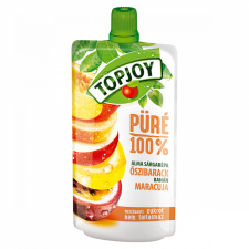  Topjoy 100% alma-sárgarépa-őszibarack-banán-maracuja püré 120 g üdítő, ásványviz, gyümölcslé