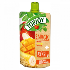 Topjoy Snack rostos alma-mangó-banán püré zabpehellyel 100 g üdítő, ásványviz, gyümölcslé