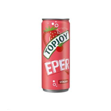 Topjoy Szénsavas Eper Ízű Fémdobozos Üdítőital - 330Ml üdítő, ásványviz, gyümölcslé